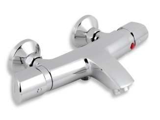 Vodovodné batérie – Novaservis Vanová baterie Metalia 57 150 mm, chrom, nástěnná, termostatická, bez příslušenství, 57921/1,0