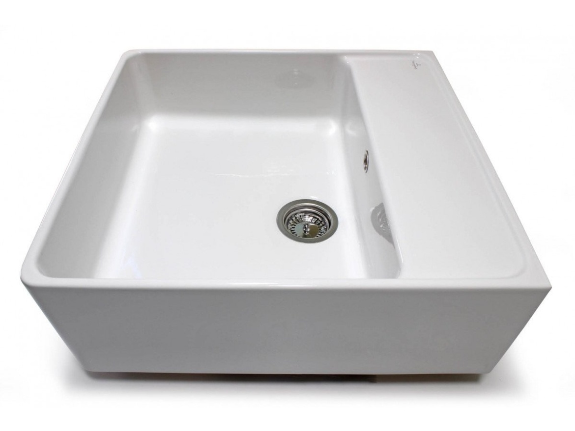 Kuchyňské dřezy Villeroy & Boch Single 595 White Pearl