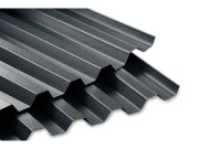 Trapézový polykarbonát černý