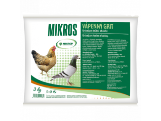 Krmiva –  Scobax Mikros Vápenný grit 3kg