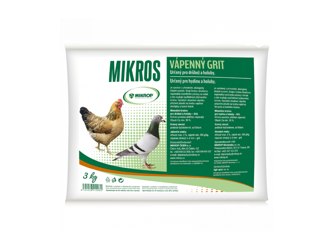 Scobax Mikros Vápenný grit 3kg