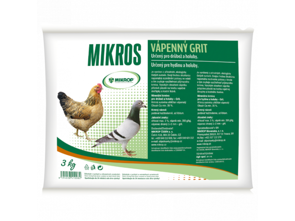 Scobax Mikros Vápenný grit 3kg