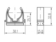 Příchytky Chuděj D16-25/26