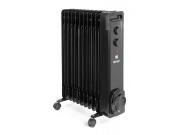 G21 Olejový radiátor  Merapi černý, 11 žeber, 2500 W