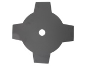 Riwall PRO Čtyřzubý nůž křovinořezu pr. 255mm, vnitřní průměr 25,4mm, tloušťka 1,4mm