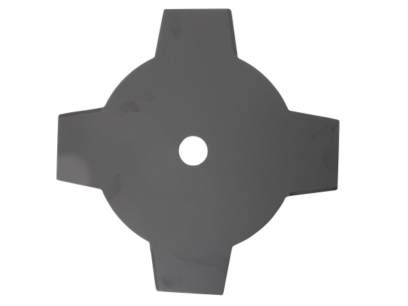 Riwall PRO Čtyřzubý nůž křovinořezu pr. 255mm, vnitřní průměr 25,4mm, tloušťka 1,4mm