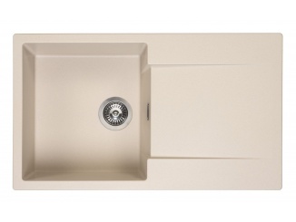 Ereszcsatornával –  Reginox Caffe metalic (silvery) béžová