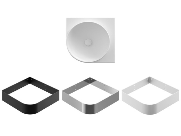 Ravak Umývadlo Yard 45 C, bez otvoru pre batériu, bez prepadu, Deepsea Blue