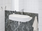 Ravak EL 015.10WV Umyvadlová stojánková baterie 335 mm bez výpusti, White Velvet