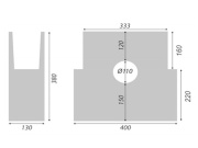 Vpusť Gutta A15  (pozinkovaná mříž)