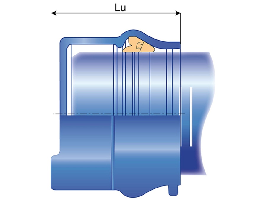 Koncové víko PAM Blutop