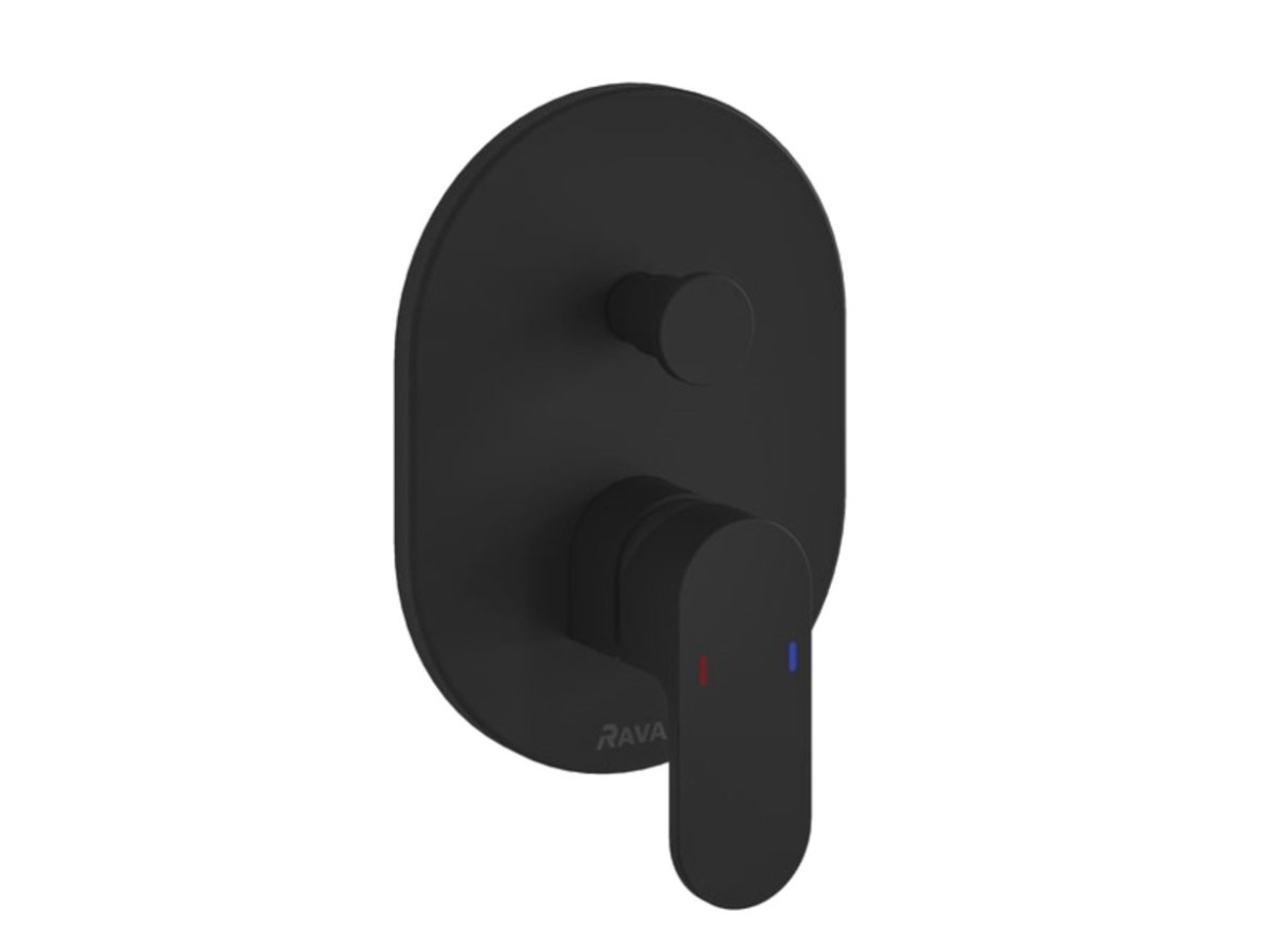 Ravak CR 065.00CR.O2.RB070 Podomietková batéria 2-cestná pre R-box, chróm