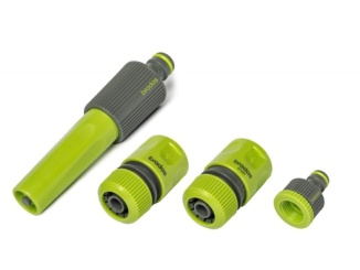 Výbava do skleníka –  Bradas Zavlažovací 4 dílný komplet LIME LINE pro hadici 1/2