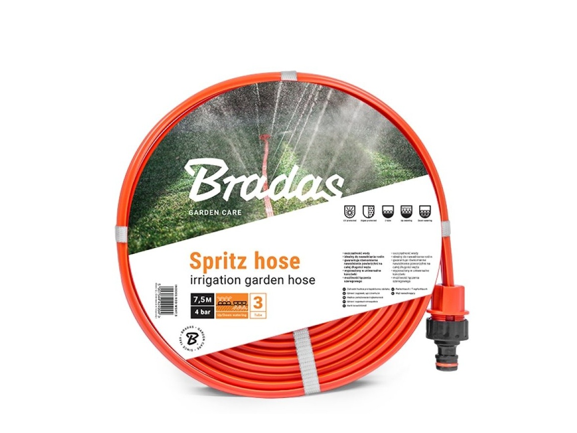 Bradas Perforovaná zahradní hadice SPRIZZY 1/2" - 15m