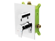 Novaservis Vanová baterie Nobless Vision X, chrom, podomítková, bez příslušenství,  BOX42051R,0