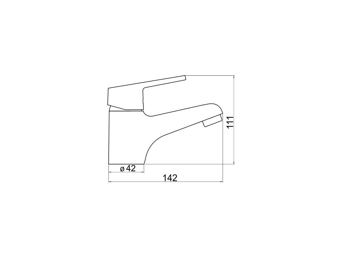 Novaservis Umyvadlová baterie Titania Iris, chrom, stojánková, s výpustí,  94401,0