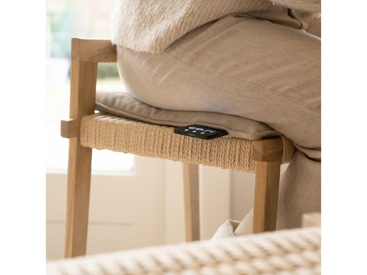 COSI Cosi vyhřívací podsedák na baterii solid přírodní 40x40cm