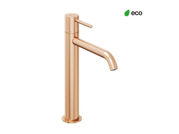 Ravak ES 014.60GLB Umyvadlová stojánková baterie 250 mm bez výpusti, zlato kartáčované