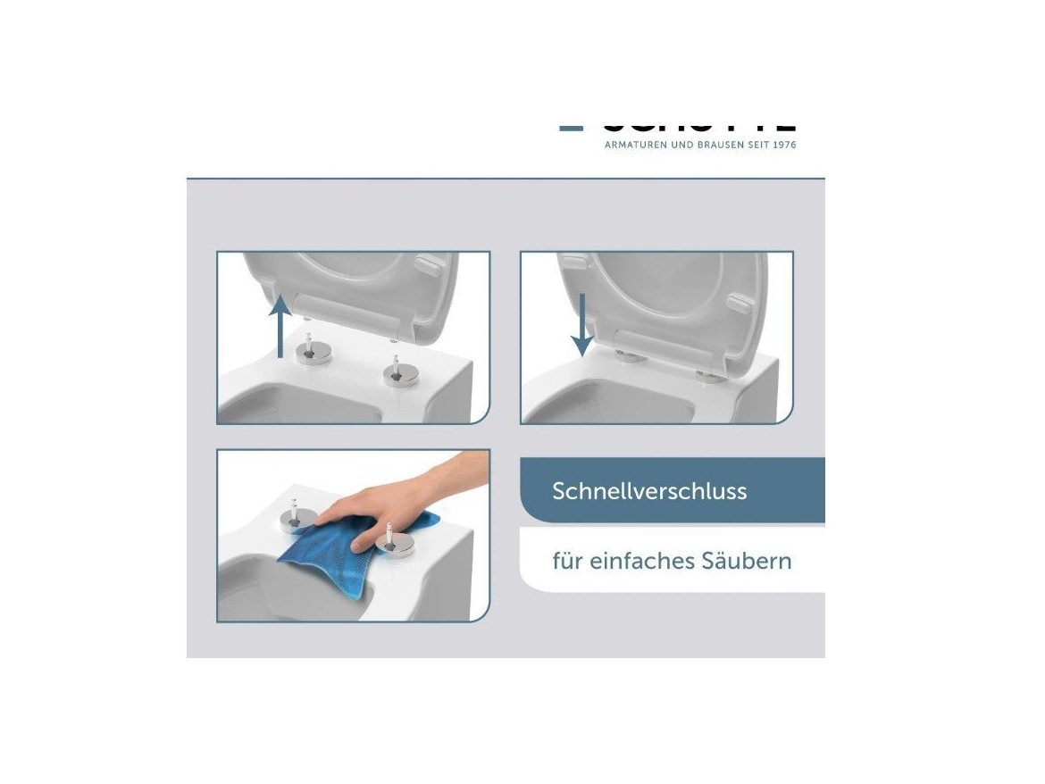 WC sedátka, záchodová prkna Schütte ROMANTIC | Duroplast, Soft Close