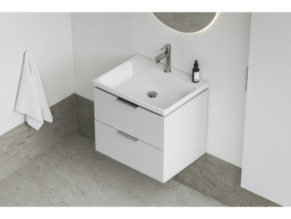 Ravak Umývadlo Comfort 80, s otvorom pre batériu, bez prepadu, biela