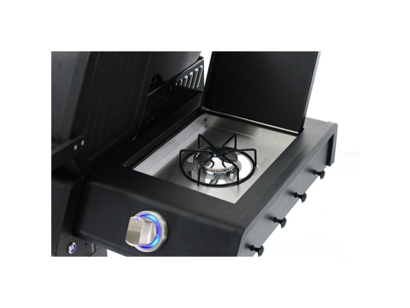 10 kW-os gázgrill két égővel és oldaltűzhellyel Riwall PRO RGG 21
