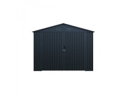 Kovová garáž 3 x 6 m se sedlovou střechou Antracit Riwall PRO RMCG 20x10 Anthracite