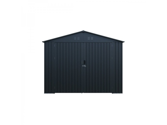 Kovová garáž 3 x 6 m se sedlovou střechou Antracit Riwall PRO RMCG 20x10 Anthracite