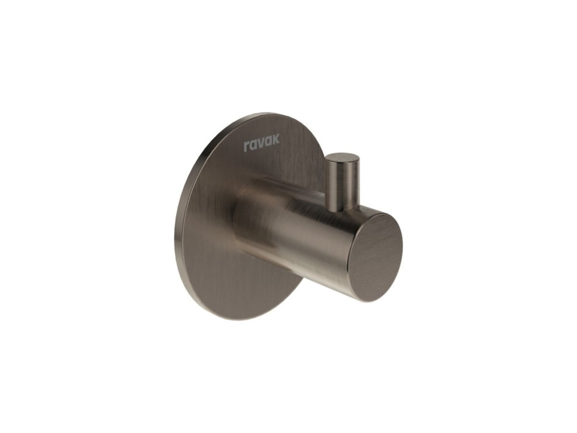 Ravak KN 111.20GB Háček, samolepicí, grafit kartáčovaný