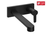 Ravak PU 019.20BLM.O1 Umyvadlová podomítková baterie s tělesem, černá matná