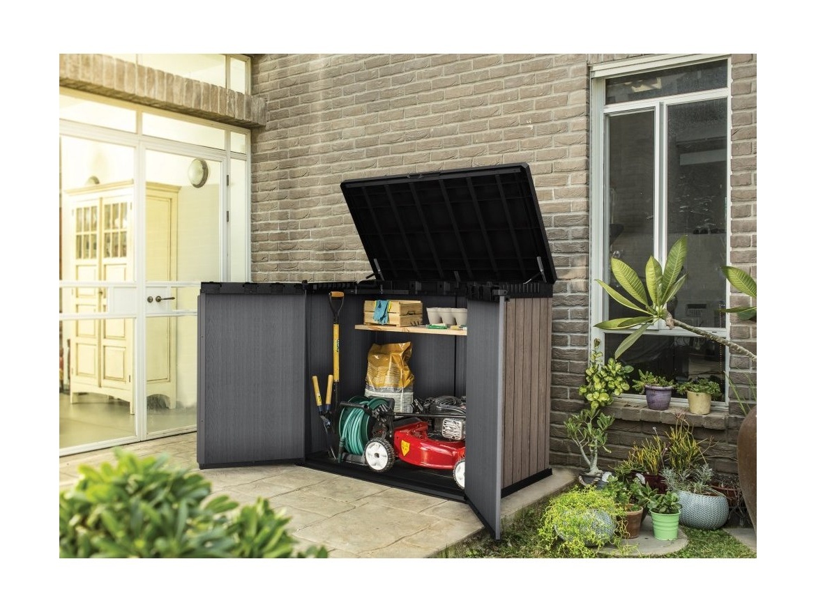 Keter Zahradní úložná skříň Keter DECO SIO DARWIN 1 150 L - walnut / ořech