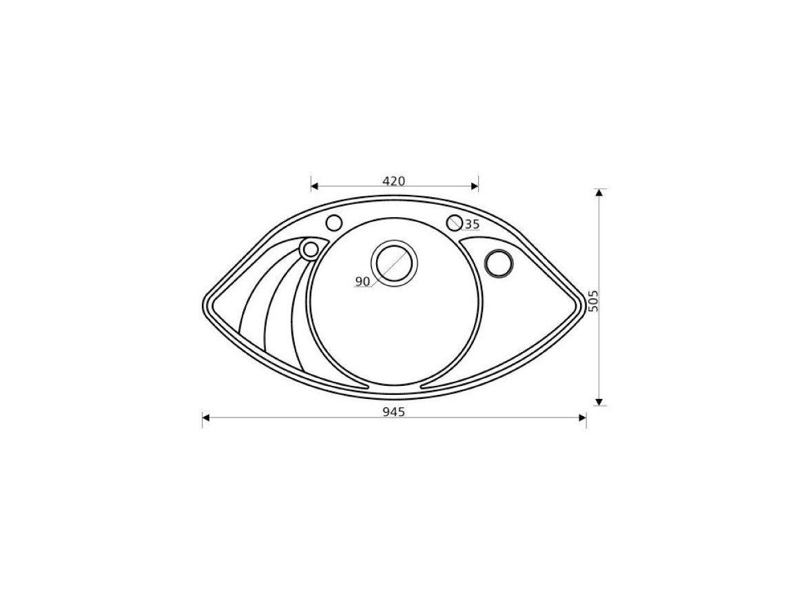 Kuchyňské dřezy Helika Papillon 945.10ER