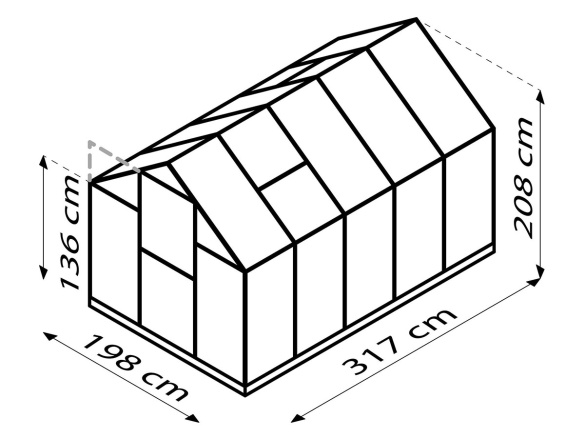 Üvegház Vitavia Triton