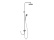 Ravak DS 090.00CR Sprchový sloup bez baterie, posuvný, se sprchovým setem, chrom