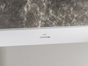 Ravak Vana Freedom Wall Tec 170x87, volně stojící, Smoke Grey/bílá, krytka odtoku bílá/černá/chrom