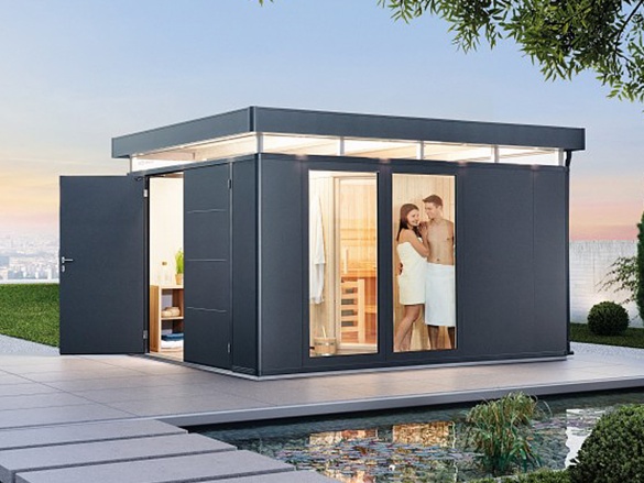 Plechový záhradný domček Biohort CasaNova