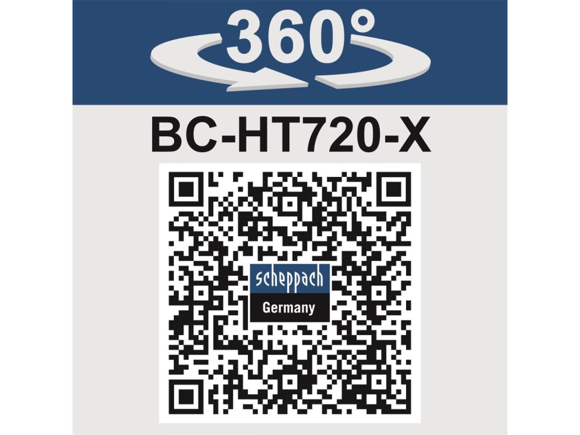 2x 20 V IXES aku plotostrih (bez batérie a nabíjačky) Scheppach BC-HT720-X