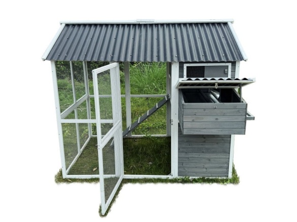 Scobax Dřevěný kurník s výběhem Bejrút, 195x140x180 cm