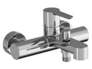 Ravak PU 022.01CR Vanová nástěnná baterie s přepínačem, bez sprchového setu, chrom