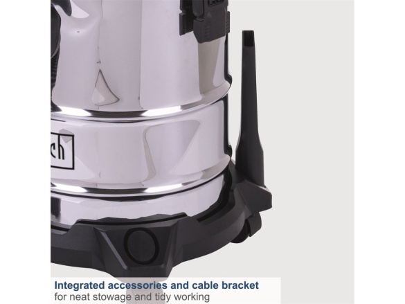 Priemyselný vysávač na suché/mokré vysávanie 20 l Scheppach VC 20