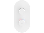 Ravak ES 067.60GLB.O3.RB07C Termostatická podomietková batéria 3-cestná pre R-box, zlato kefované