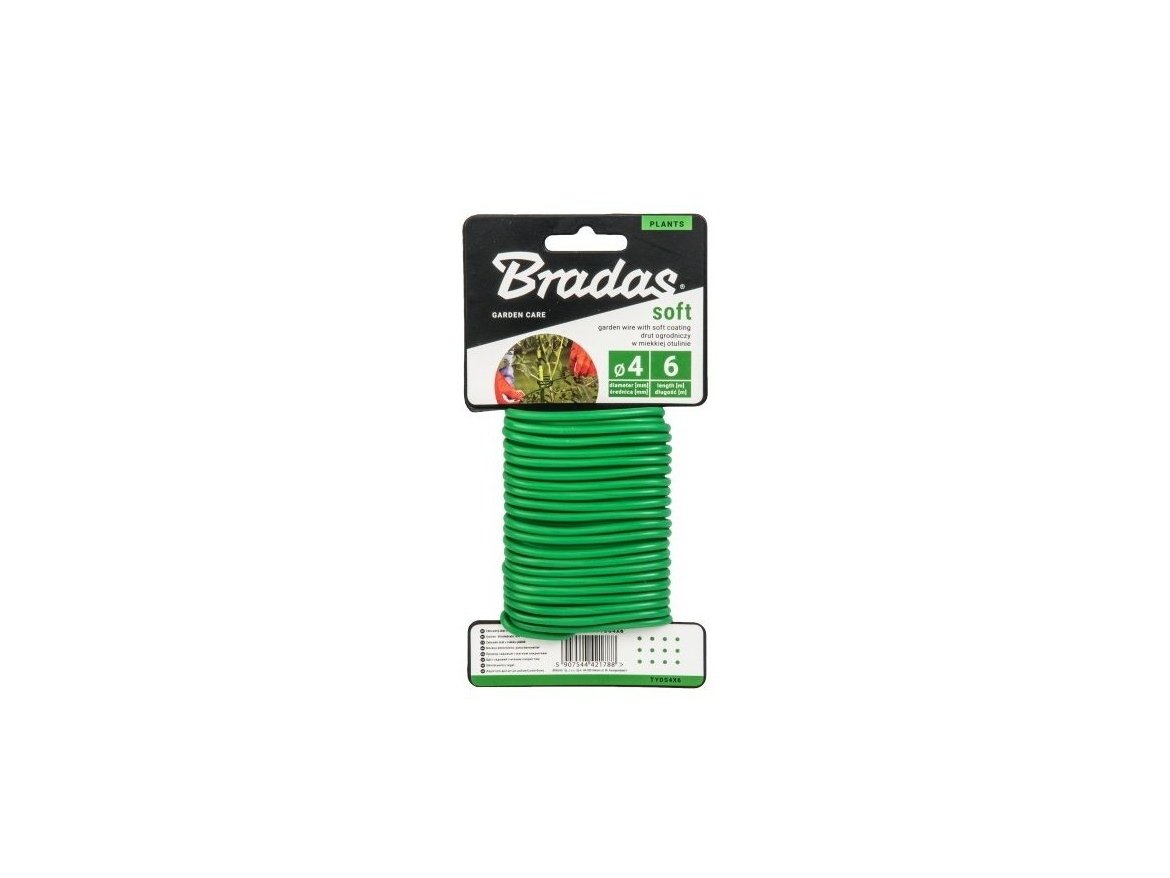 Bradas Zahradnický drát SOFT 4mm - 6m
