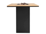 Stôl s plynovým ohniskom COSI Cosiloft 100 Wood Bar