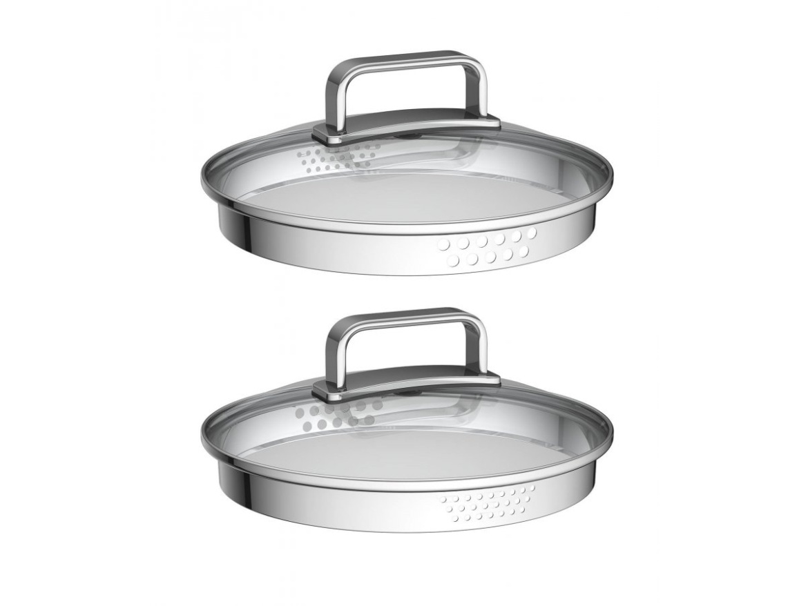 G21 Hrnec  Gourmet Magic s cedníkem 28 cm s poklicí nerez