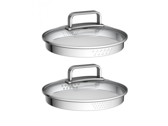 G21 Hrnec  Gourmet Magic s cedníkem 28 cm s poklicí nerez