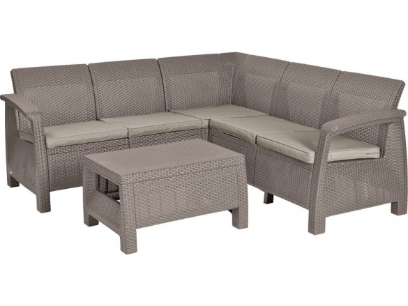 Allibert Zahradní set Corfu Relax set - cappuccino