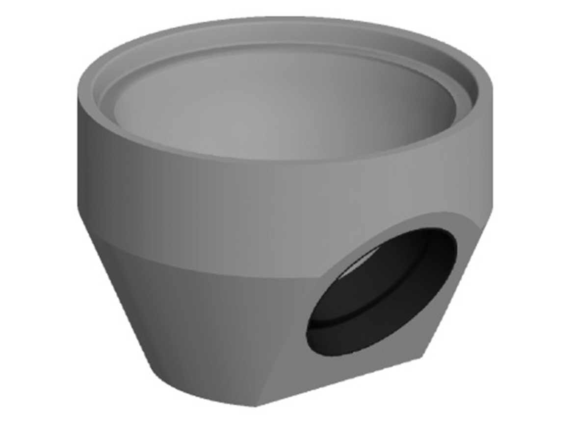 Spodní díl Kasi DN 450 (s vývodem)