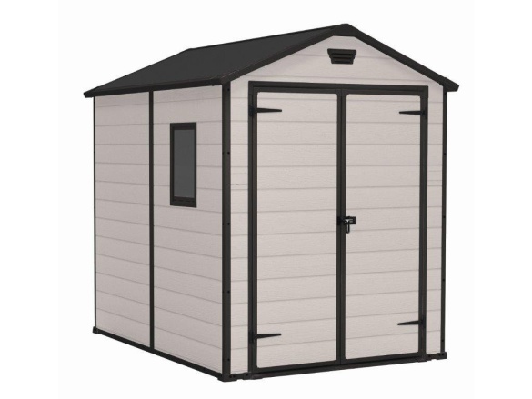 Keter Zahradní domek  MANOR 6 x 8 DD béžový, s podlahou