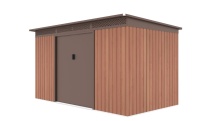 G21 Zahradní domek  GRAH 700 - 340 x 206 cm, hnědý
