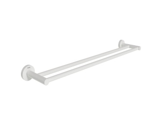 Koupelnový nábytek –  Ravak KN 320.10WHM Držák na ručníky 60 cm, dvojitý, bílá matná