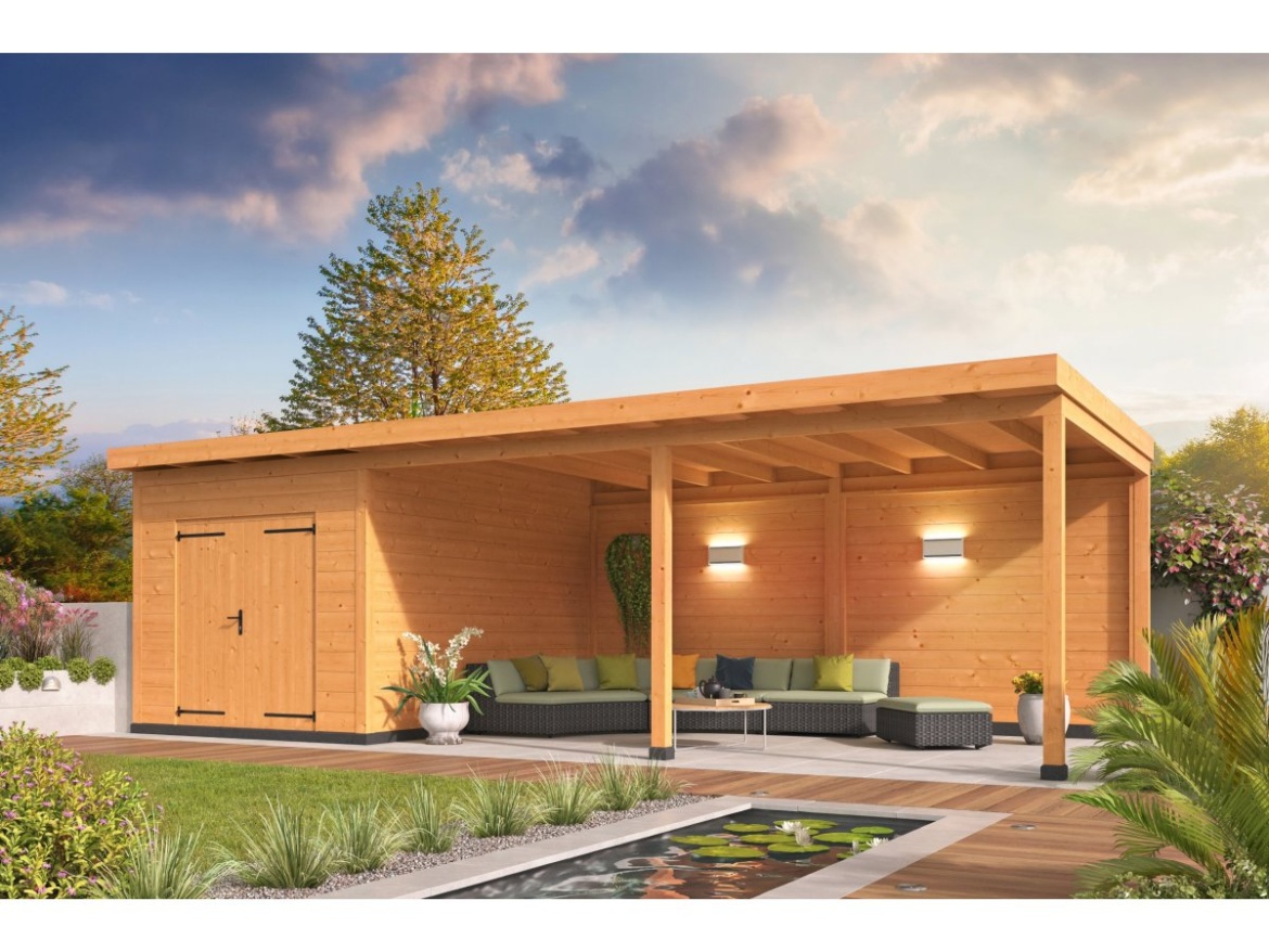 Tuindeco DIY roofing Wierden horizontal walls untreated